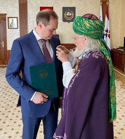 Верховный муфтий встретился с Главой Мордовии