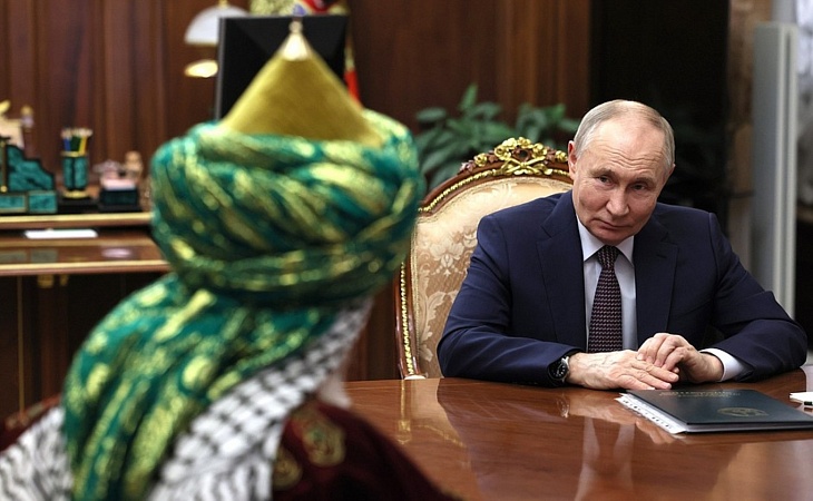 Верховный муфтий России передал Путину приветствие от короля Бахрейна
