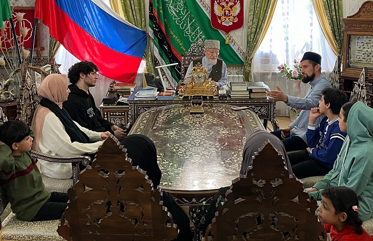 Резиденцию ЦДУМ России в г.Уфа посетили палестинские беженцы