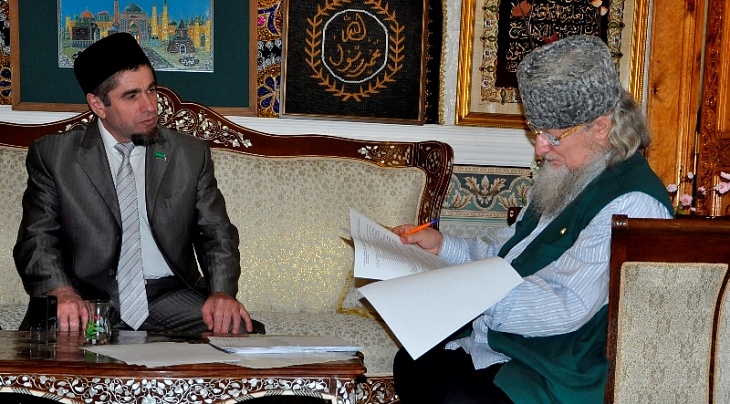 Состоялась рабочая встреча Верховного муфтия с председателем РДУМ Республики Мордовия ЦДУМ России