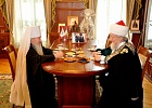 Талгат Таджуддин поздравил главу Татарстанской Митрополии с 70-летием