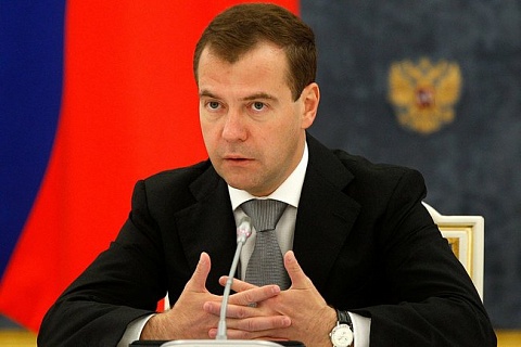 Поздравление с Новым годом Верховному муфтию от Председателя Правительства РФ Д.А.Медведева