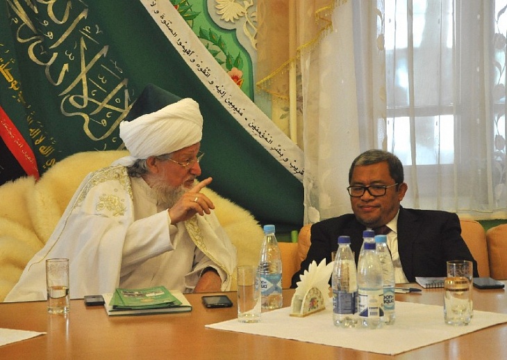 Верховый муфтий принял гостей из Индонезии