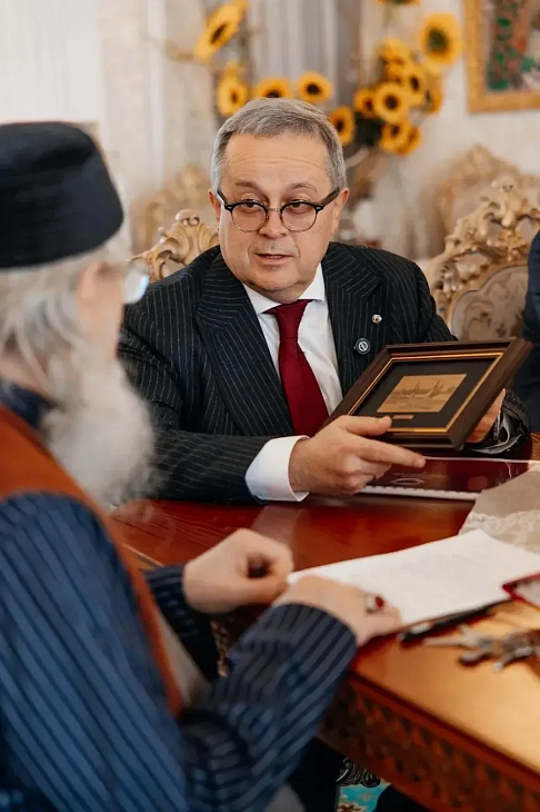 Верховный муфтий встретился в г.Уфе с председателем Партии пенсионеров