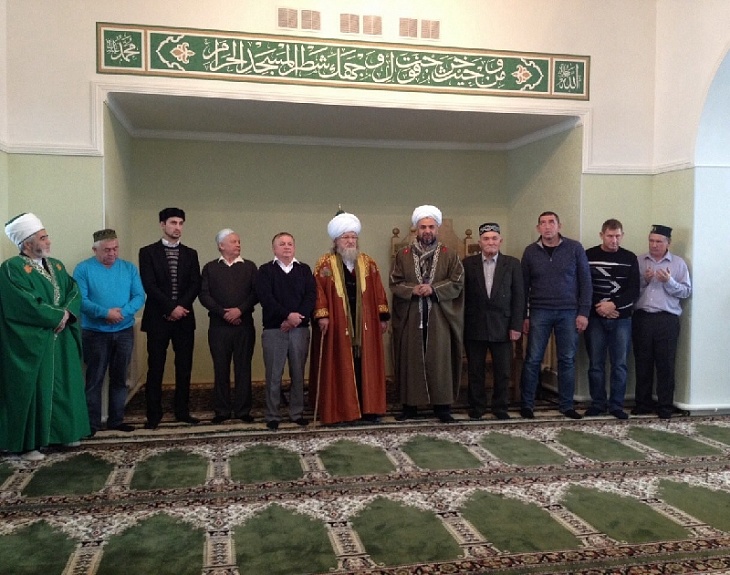 Талгат Таджуддин принял участие в открытии мечети