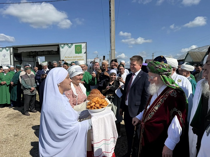 В селе Аскино Республики Башкортостан торжественно открыли мечеть «Нур»