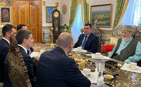 Верховный муфтий встретился с турецкой делегацией