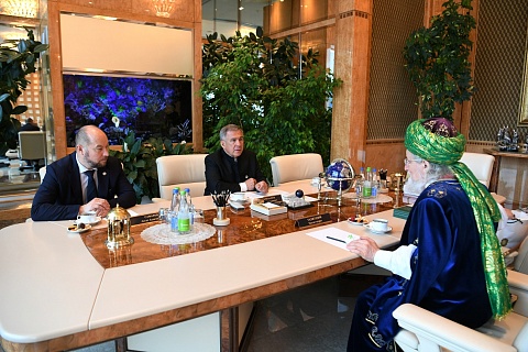 Верховный муфтий встретился в Казани с Президентом Татарстана