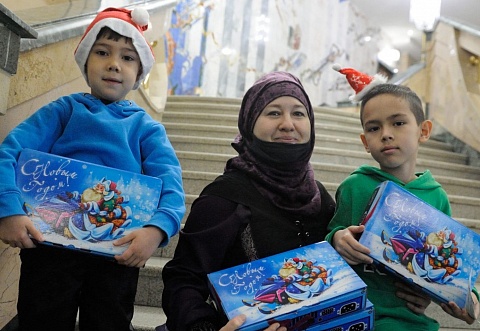 Уфимские дети получили сладкие подарки от ЦДУМ России