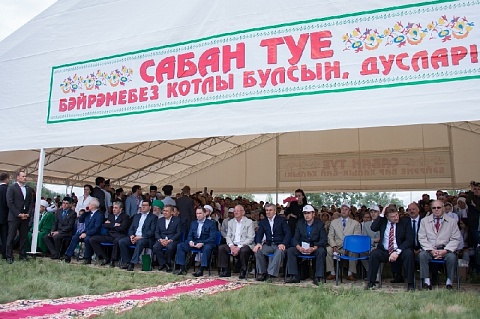 Верховный муфтий принял участие в VI Всероссийском сельском Сабантуе